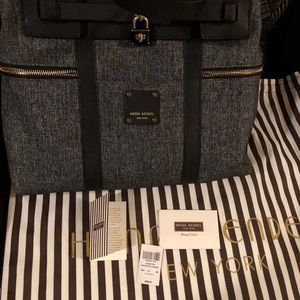Henri Bendel Tweed and Leather Jetsetter